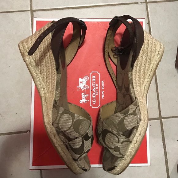 Coach Wedged Sandals - Picture 2 of 3