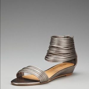 Pewter gladiator sandal