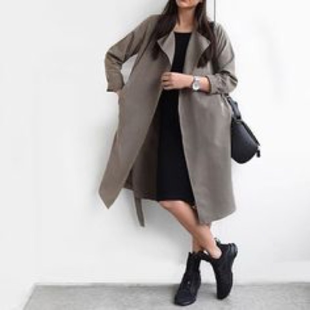 Olive Green Trench
