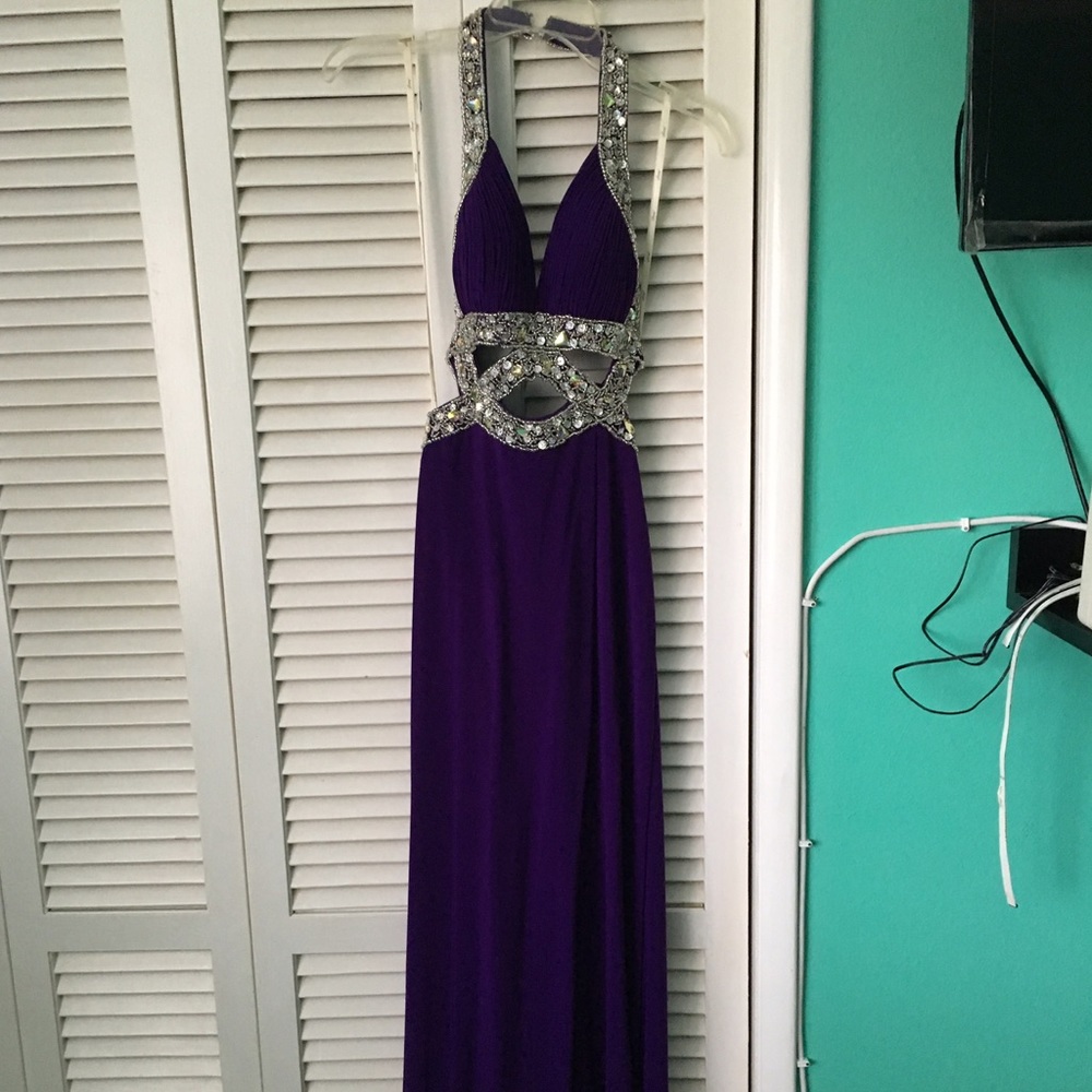 Purple sexy gown for homecoming