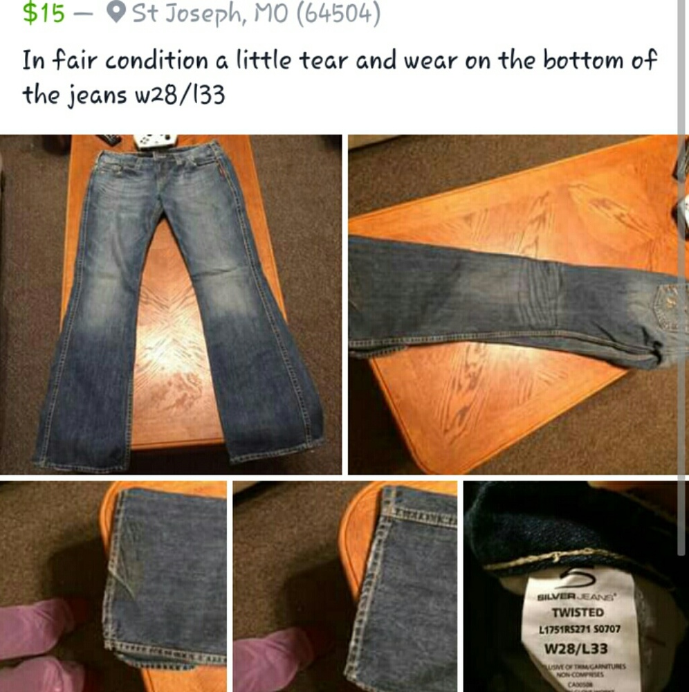 Sliver jeans