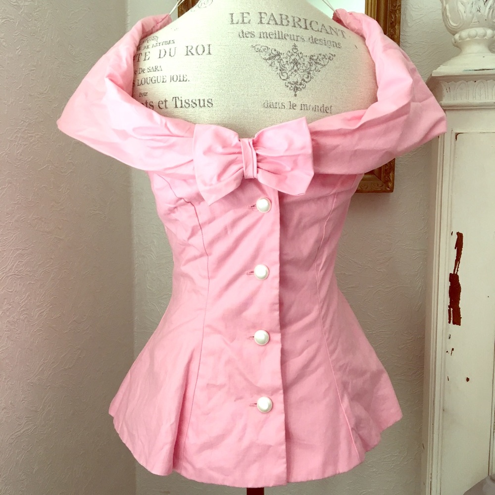 Pretty in Pink Vinatage Blouse