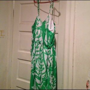 Beautiful green and white jumpsuit