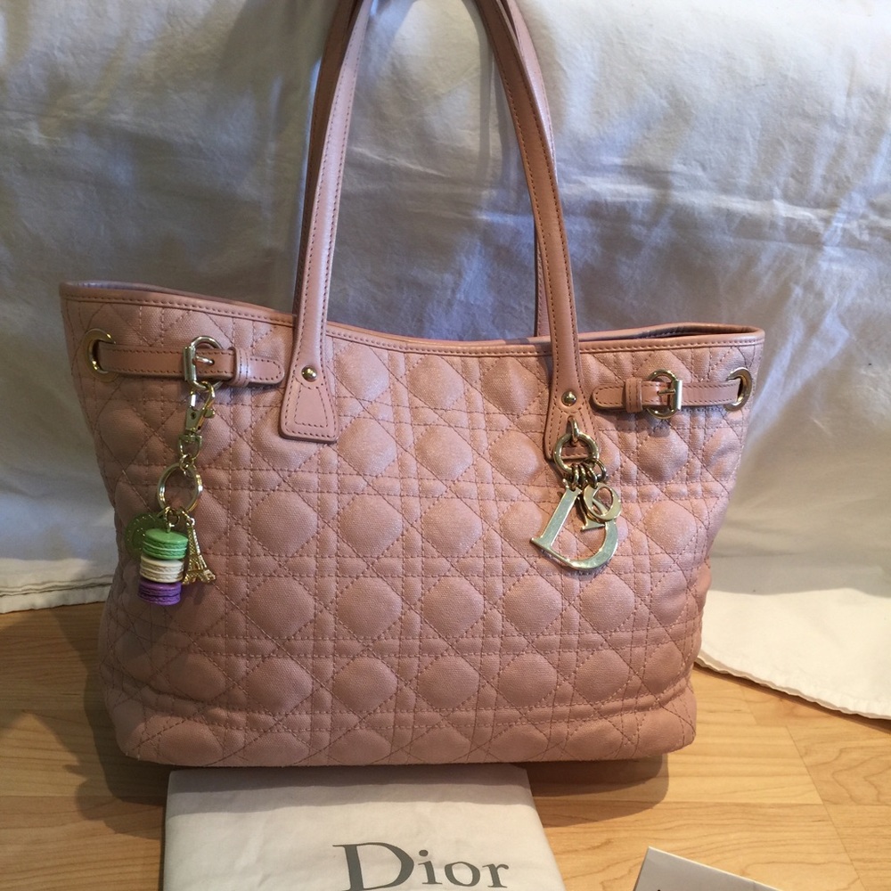 Christian Dior Panarea tote bag in rose pink
