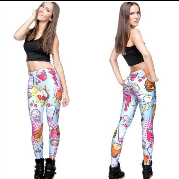 🚫bundled🚫Cartoon Leggings MSRP $38 - Picture 2 of 4