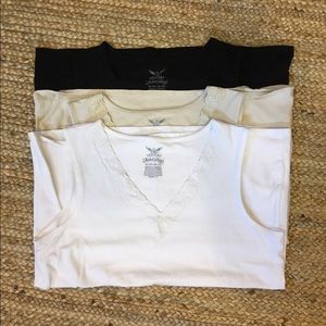 3 v neck faded glory sleeveless tanks XL