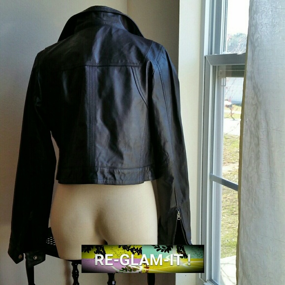 HOST PICK..VINTAGE ECHTES LEDER .JACKET - Picture 2 of 6