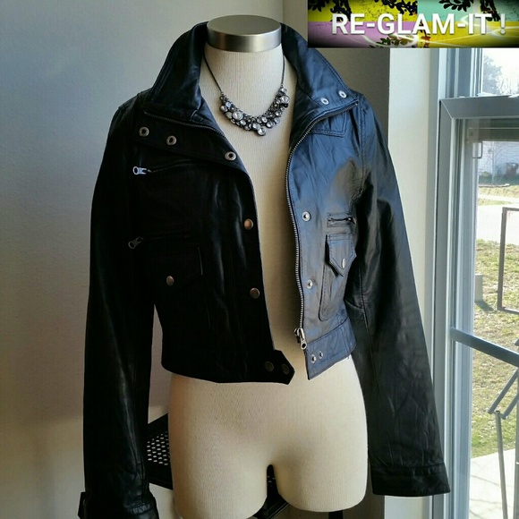 HOST PICK..VINTAGE ECHTES LEDER .JACKET - Picture 3 of 6