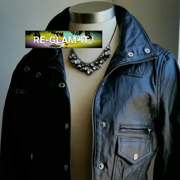 HOST PICK..VINTAGE ECHTES LEDER .JACKET - Picture 5 of 6