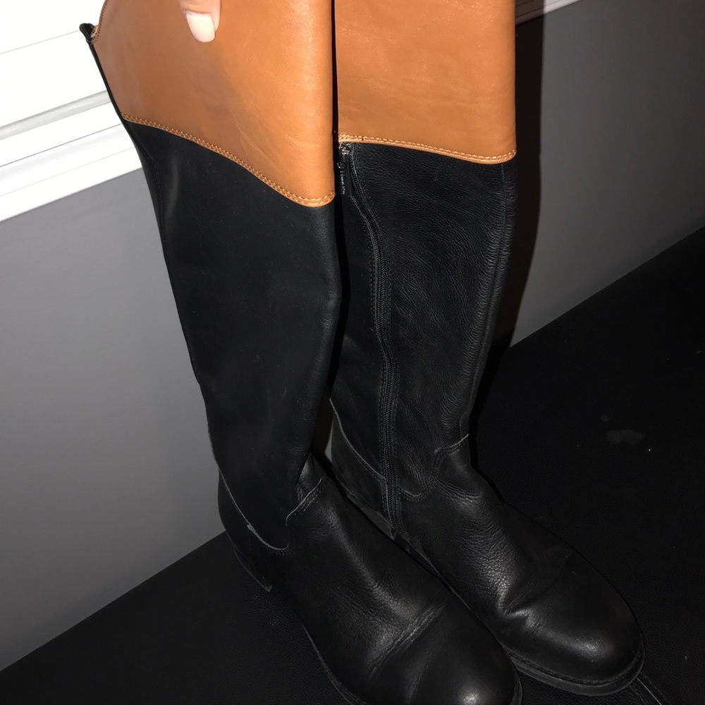 H by Halston black/brown boot