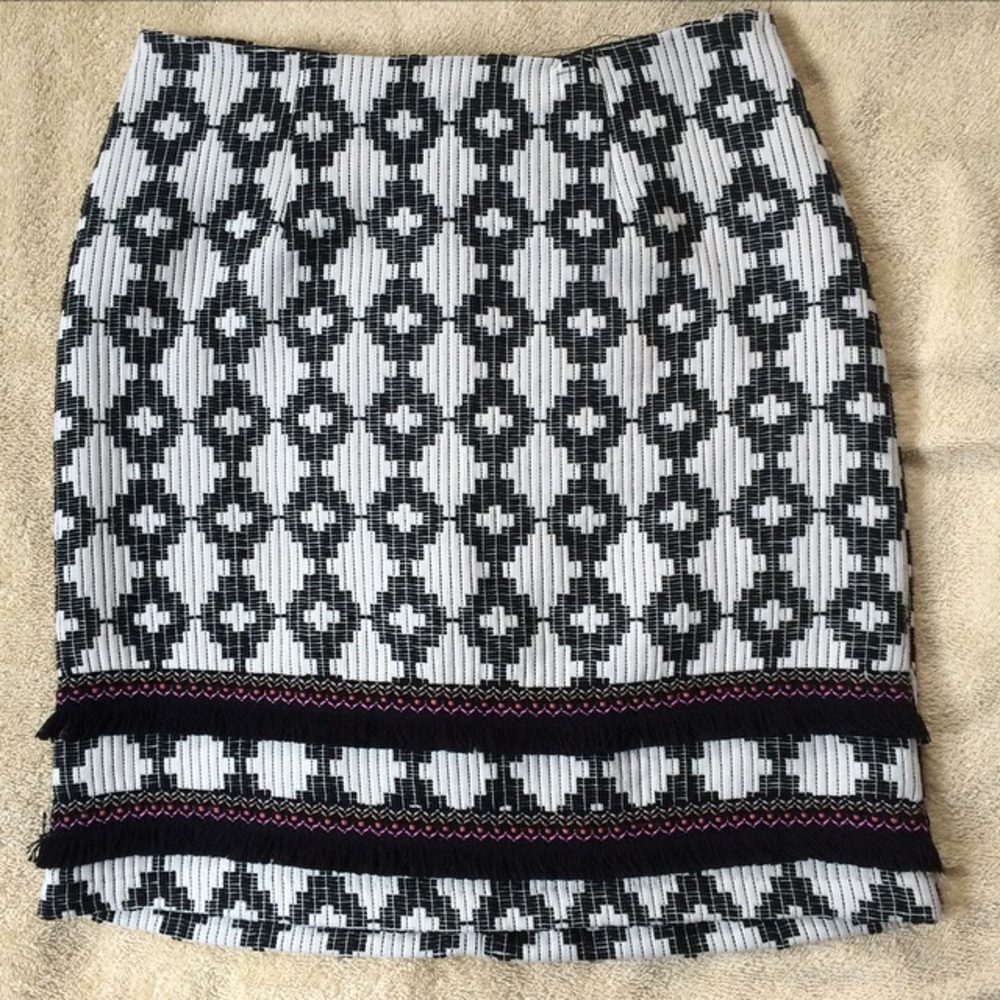 BOGO Sale Patterned Fringe Skirt - Picture 5 of 5