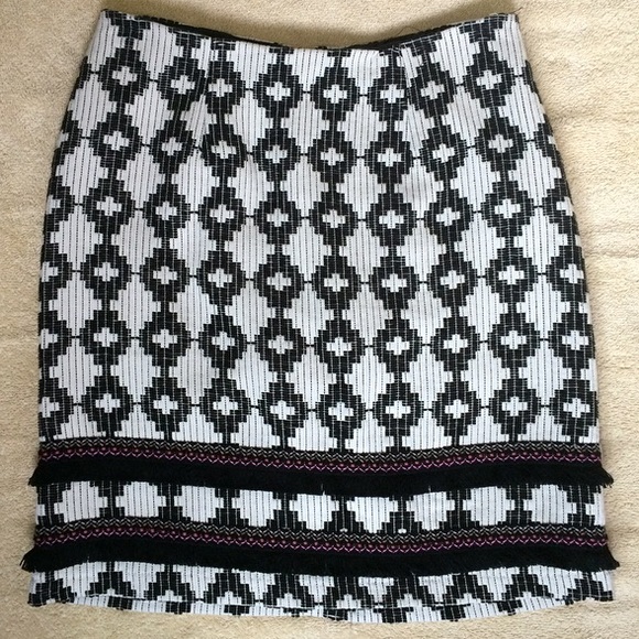 BOGO Sale Patterned Fringe Skirt - Picture 2 of 5
