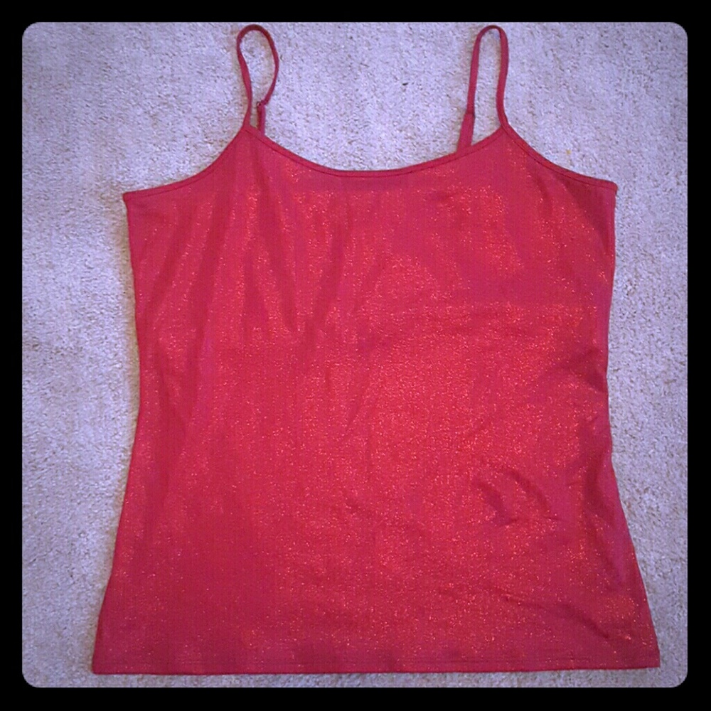 Sparkling White House Black Market Tank Top