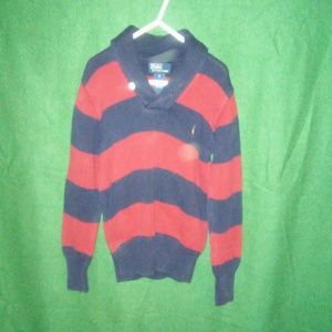 Polo Ralph Lauren Blue and Red Sweater