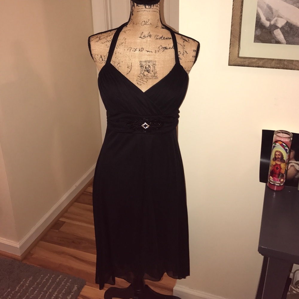 City Triangles Formal Halter High-Low Dress