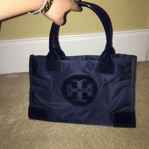Navy Tory butch MINI Ella tote
