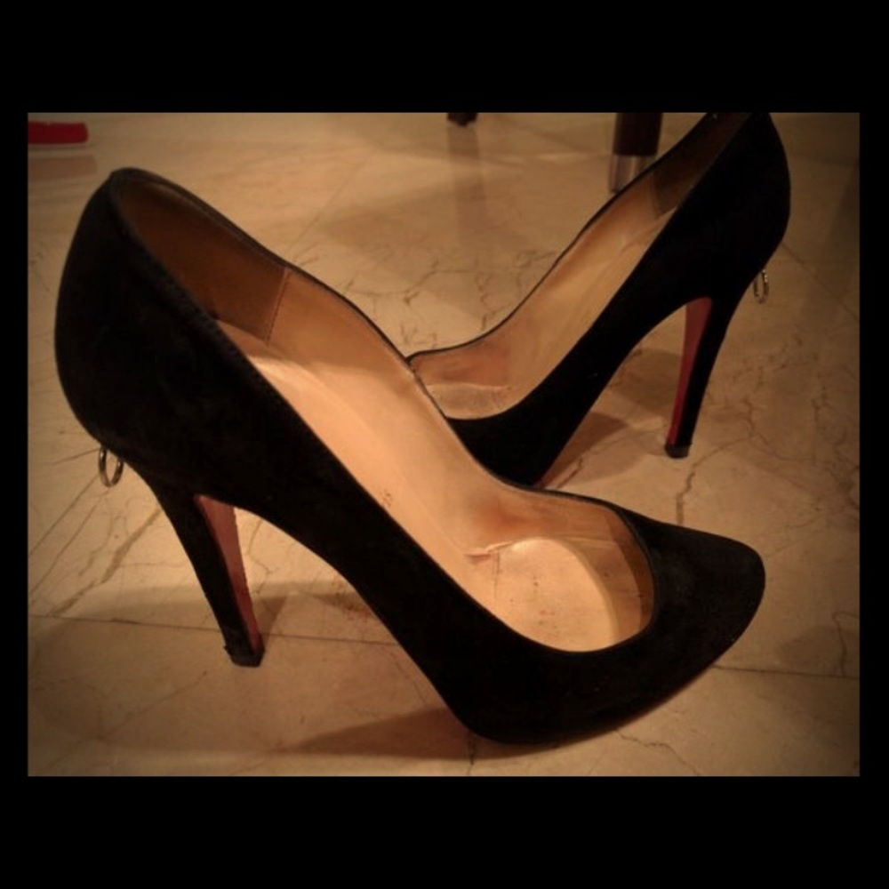 Christian Louboutin 120mm Suede Rolando Zip Pumps