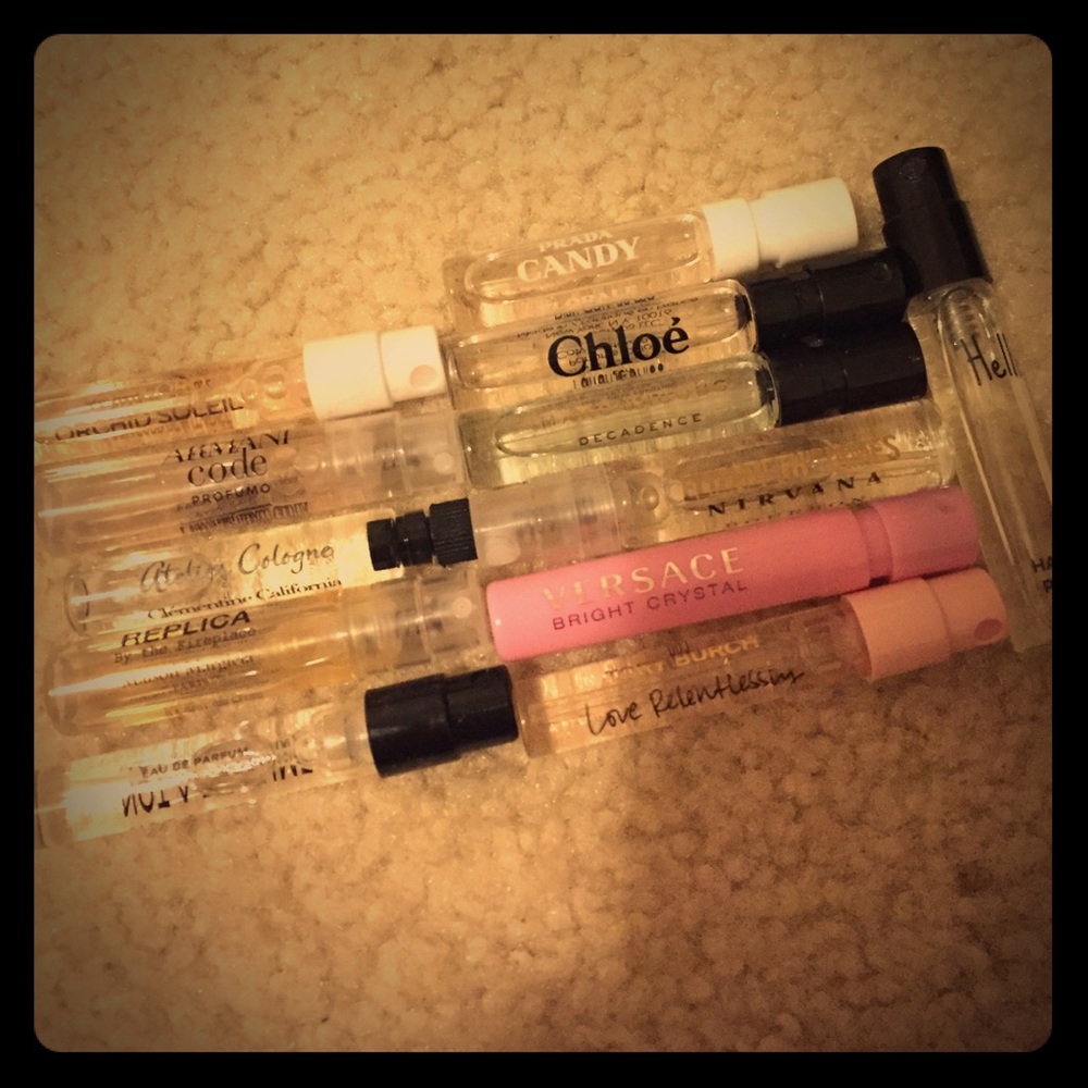 Variety of high end perfume samples - All new!!