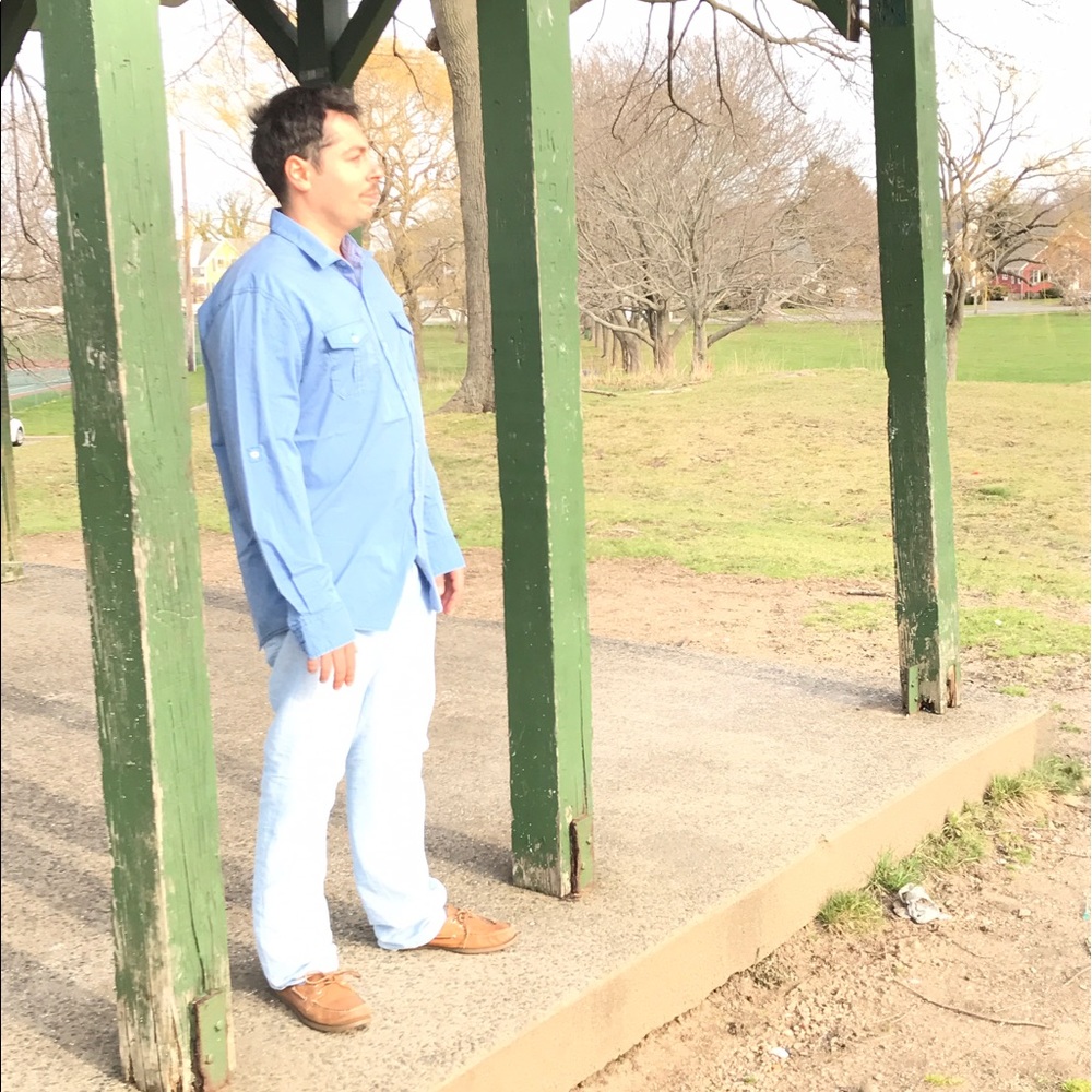 Denim Style Men's Button Down Shirt