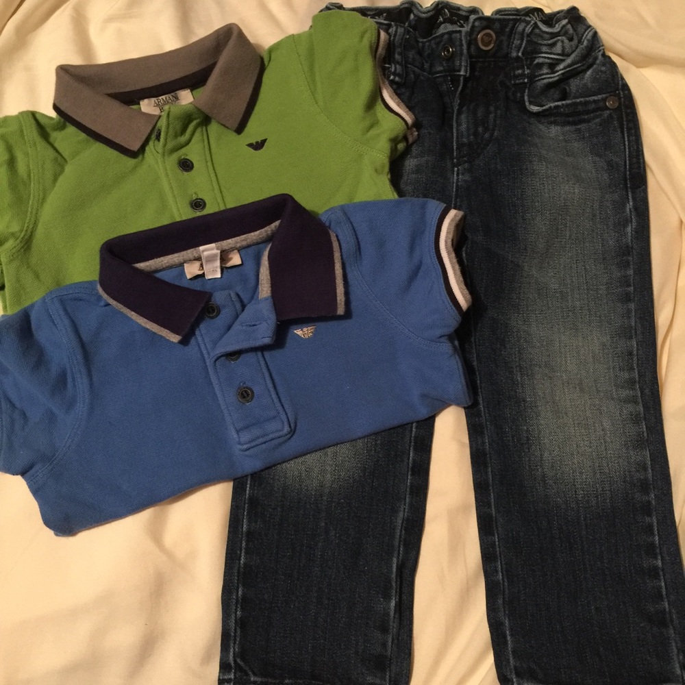 BOYS POLO and Jeans Armani sz 18months