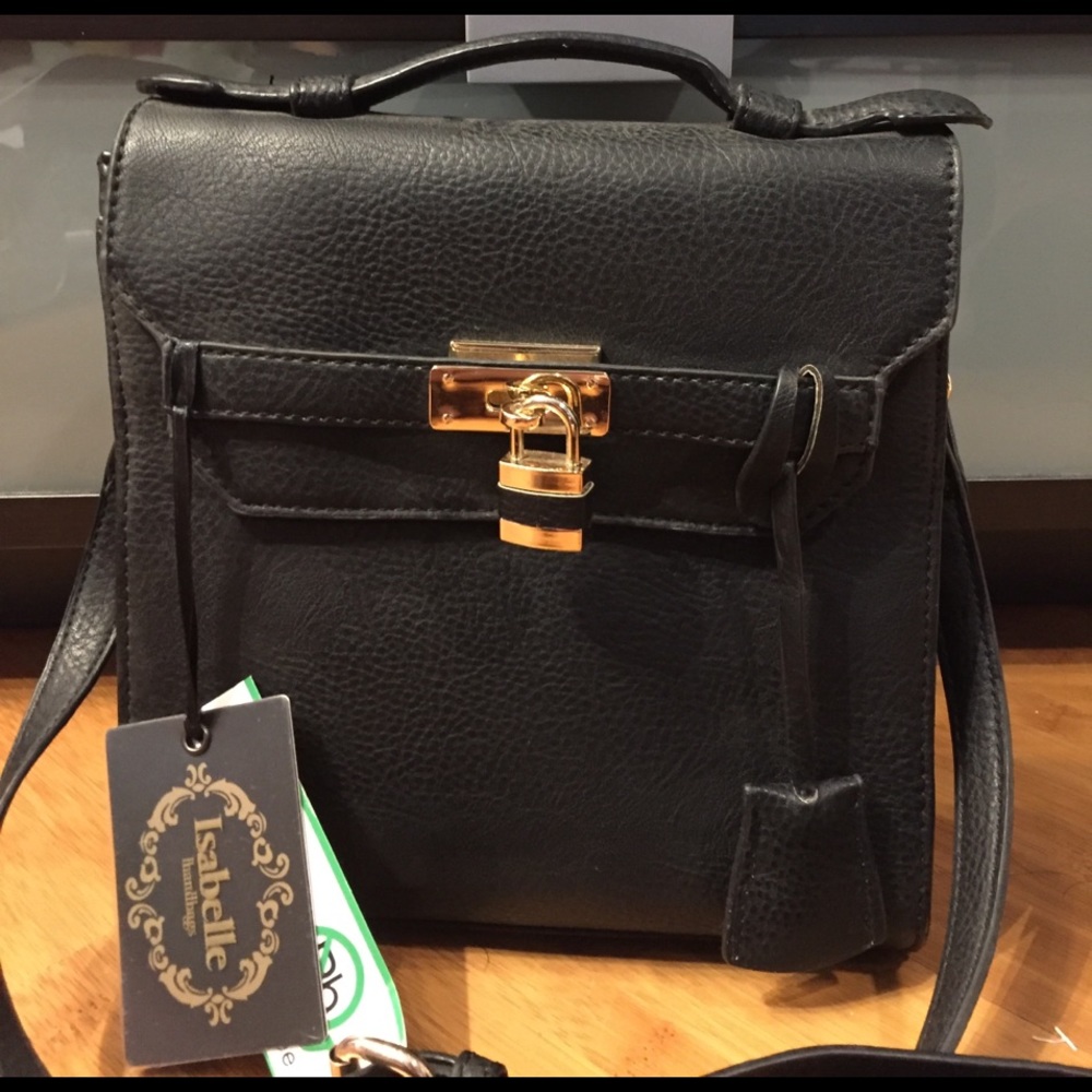 Black lock cross body