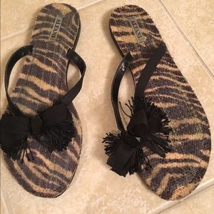 Alfani Black Bow Sandals