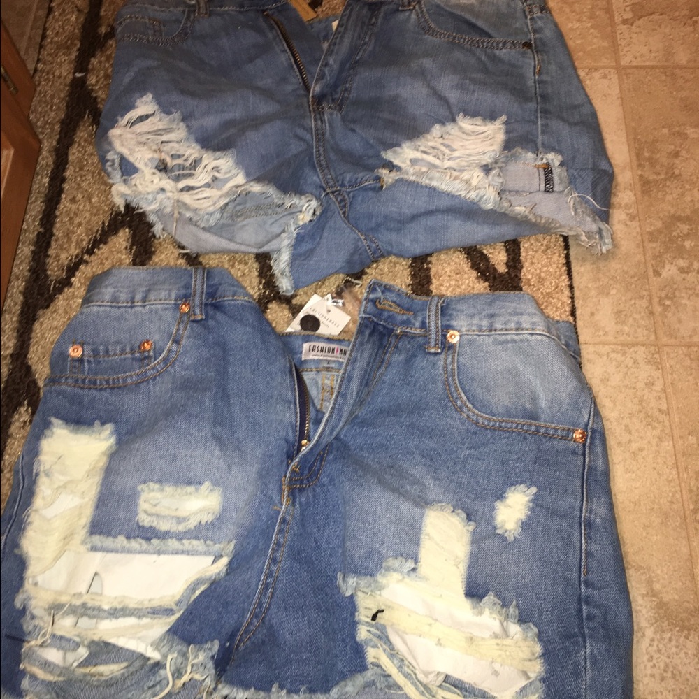 Fashion Nova jean shorts