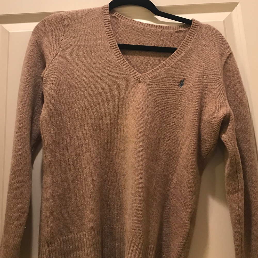 Tan Ralph Lauren sweater
