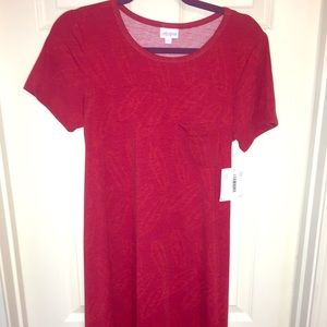 LulaRoe Carly with Feathers!