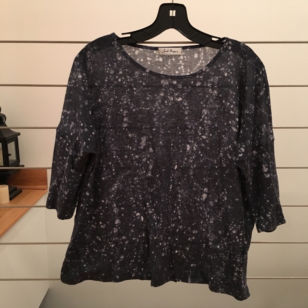 Blue Flurry Top