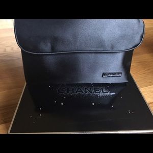 Beautiful satin Chanel parfume makeup case