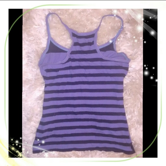 Super Cute Striped Spaghetti Strap Racerback Top! - Picture 2 of 3