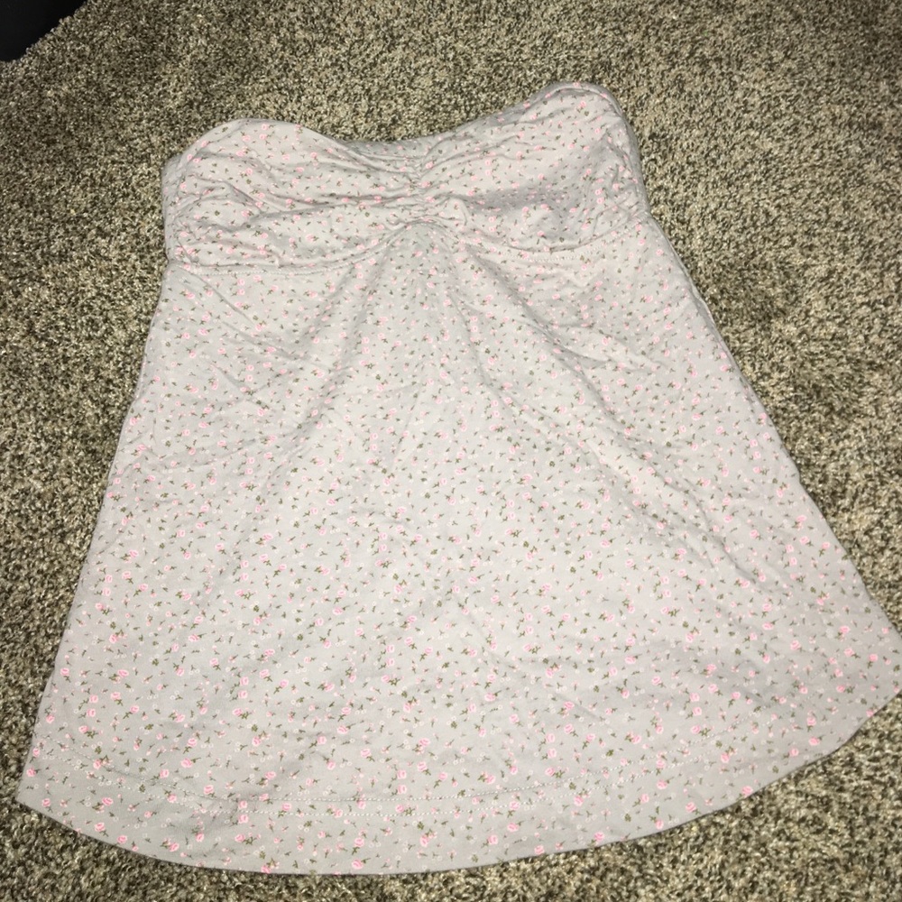 Floral tube top