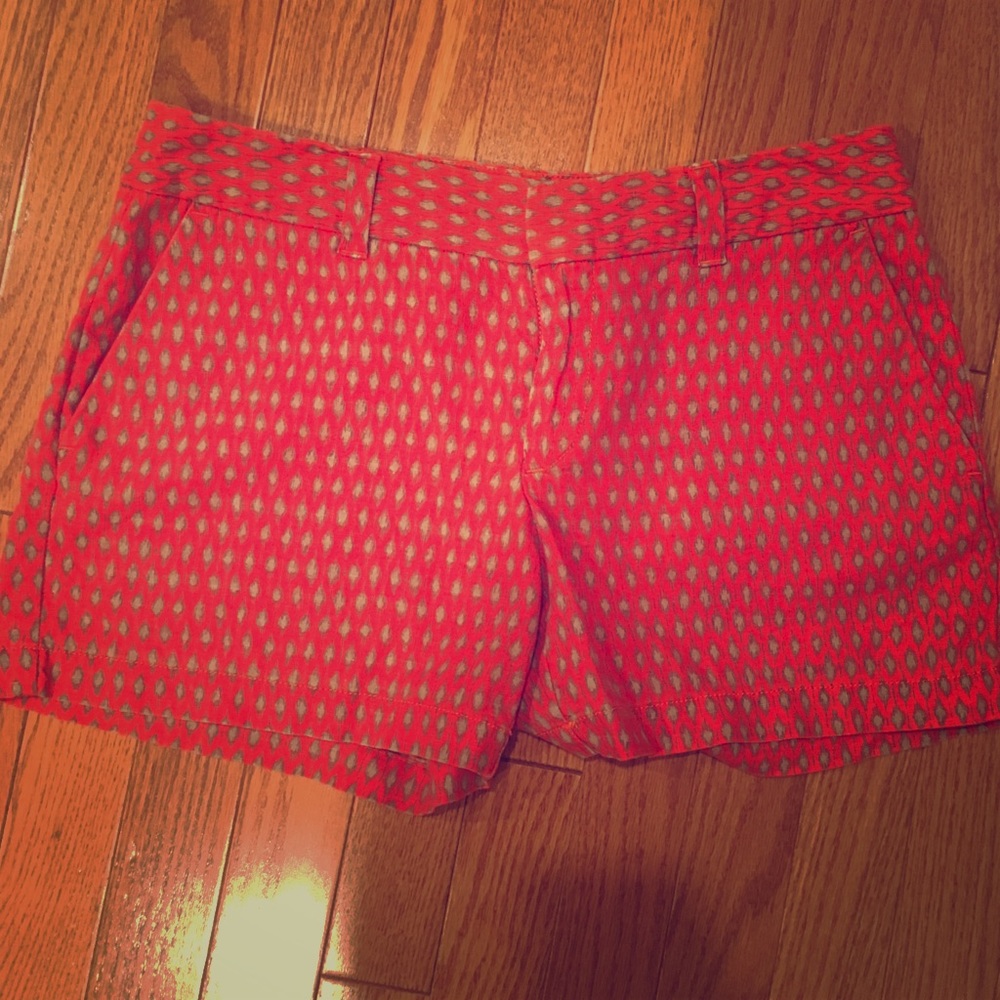 LOFT patterned shorts