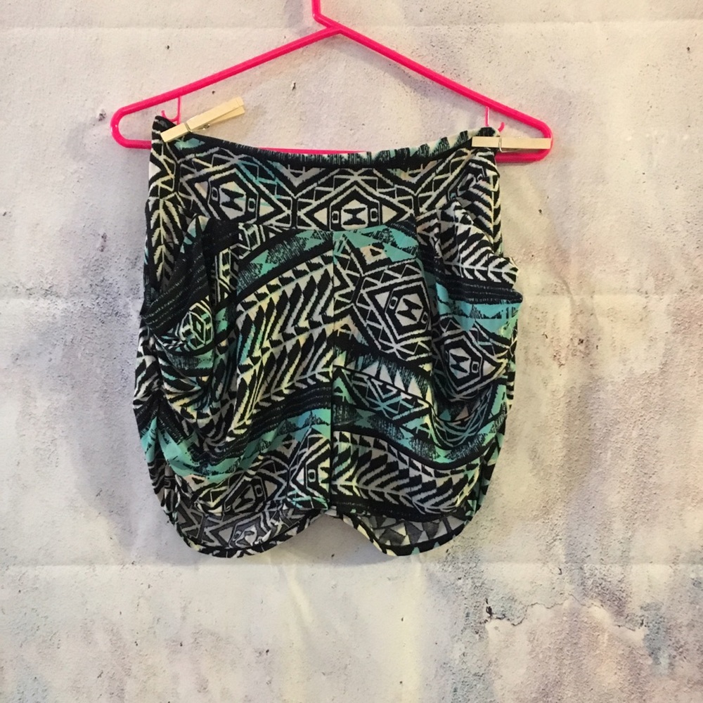 Tribal print shorts with big pockets