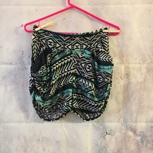 Tribal print shorts with big pockets