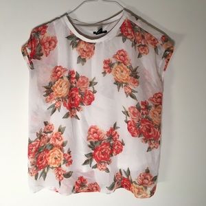 Forever 21 floral blouse