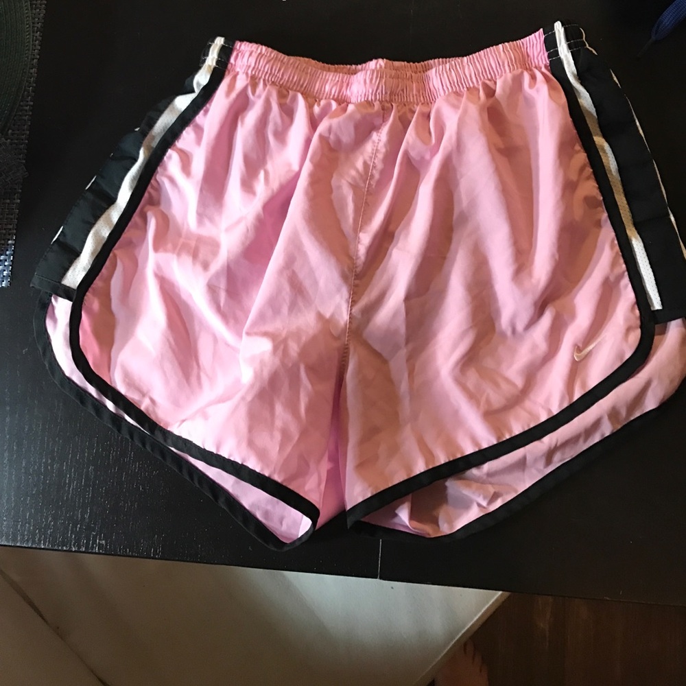 Pink Nike shorts