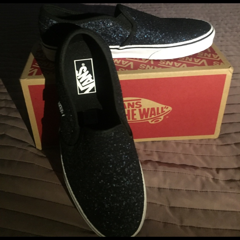 VANS Asher Dark blue Glitter