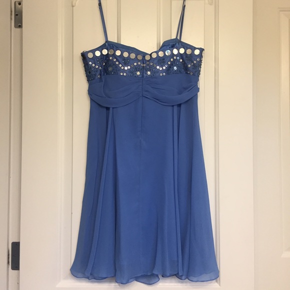 BCBG blue cocktail dress (Size 6) - Picture 2 of 4