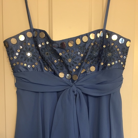 BCBG blue cocktail dress (Size 6) - Picture 4 of 4