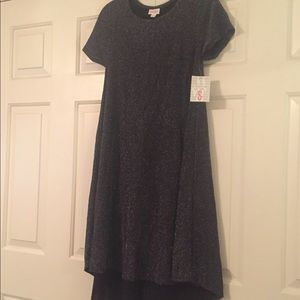 Lula Roe, Carly Holiday black dress, NWT, small