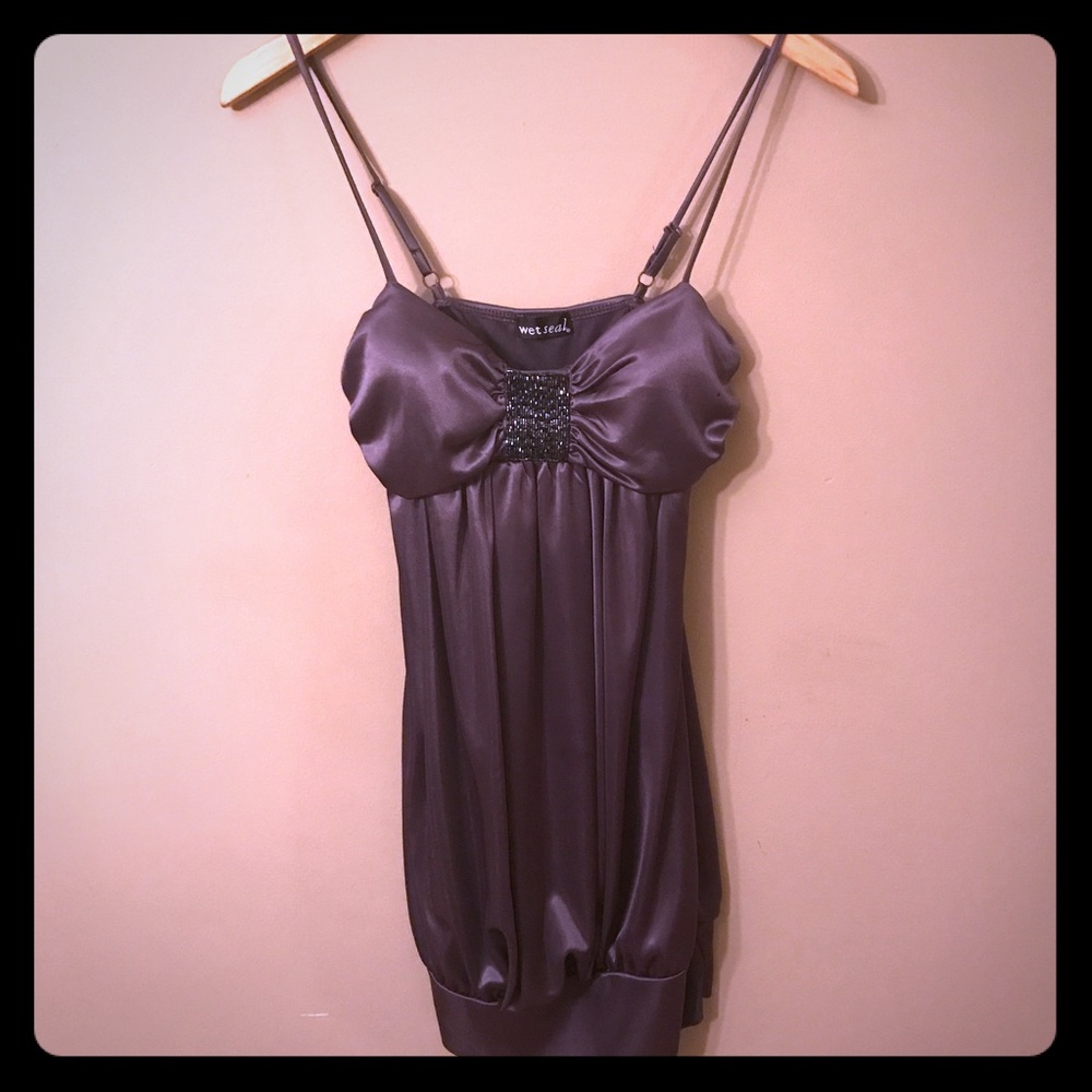 Wet Seal Silver Dress