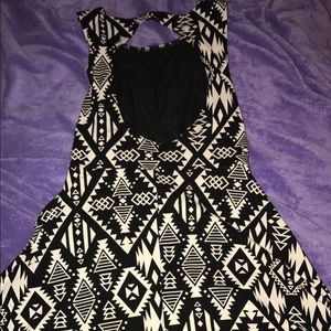 PINK tribal print dress