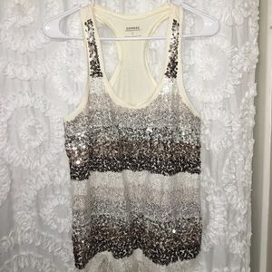 Sequin and Lace Tank