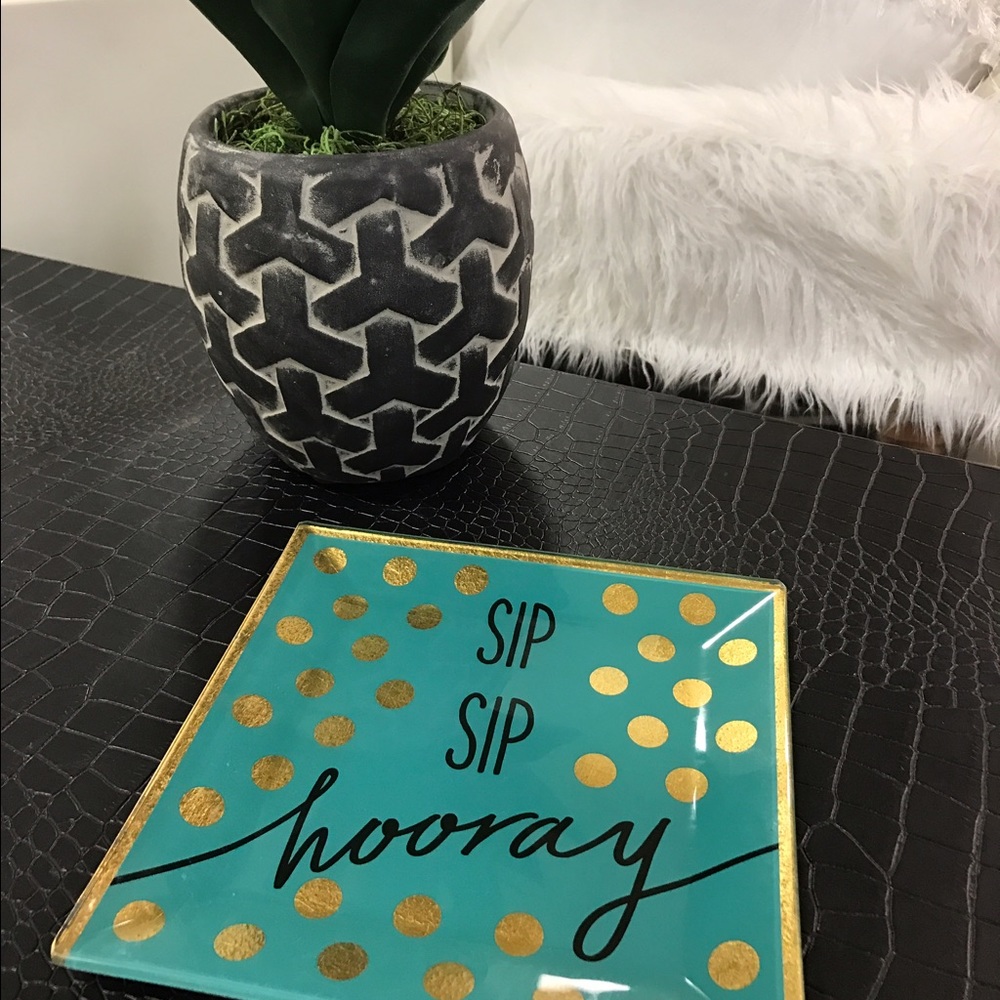 Sip Sip Hooray Plate