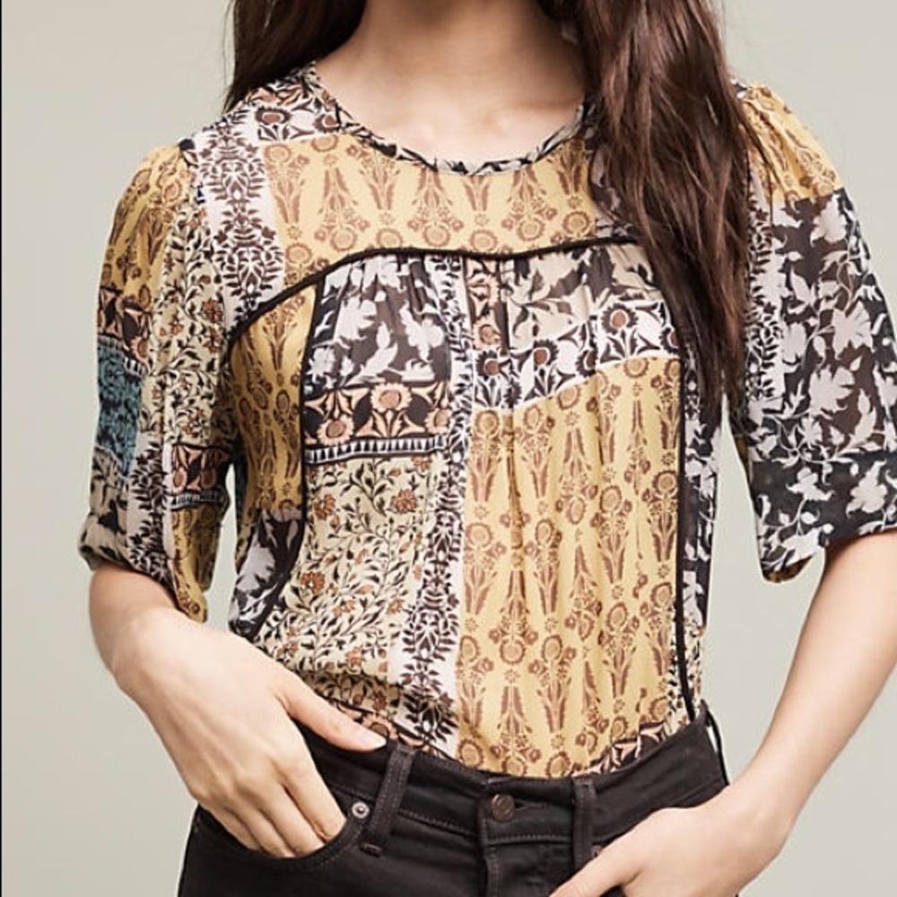 Anthropologie deka Weston blouse