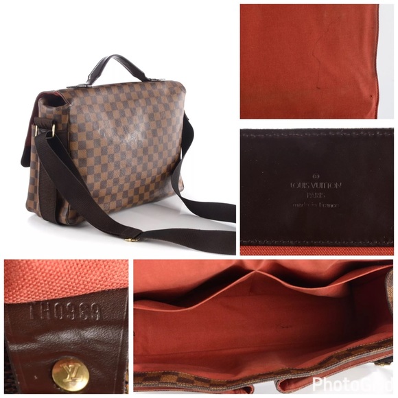 🌺SOLD🌺Unisex Louis Vuitton Damier Ebene Broadway - Picture 4 of 4
