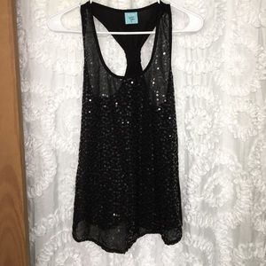 Sequin Tank Top