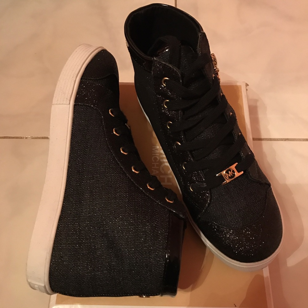 Michael Kors black high tops